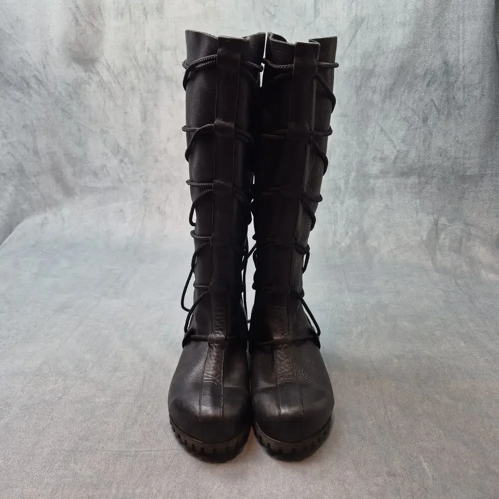 Son of Sandlar Peasant Medieval Renaissance Festival Steampunk Lace Up Boots